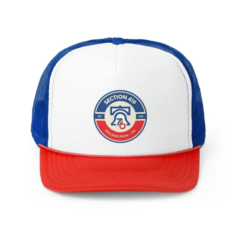 Philadelphia 76ers Trucker Hat - Section 419